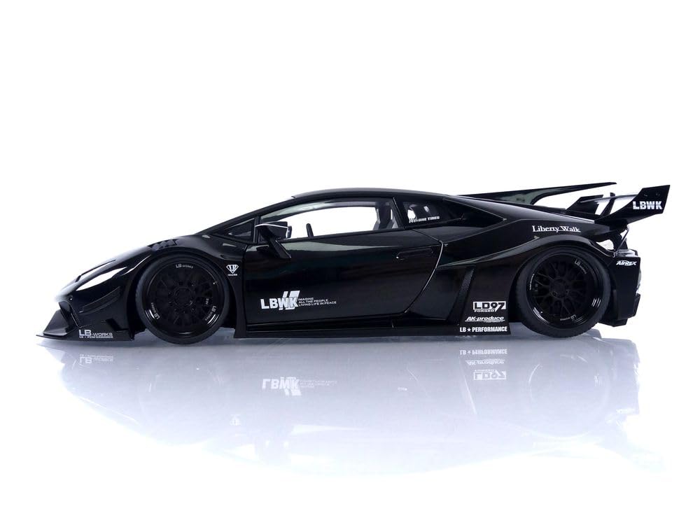 AUTOart Liberty Walk Works Lamborghini Huracan GT Black Finished Product 1/18 LB-Silhouette