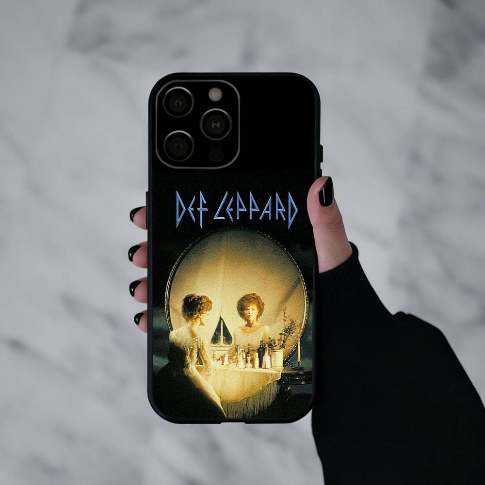 Hot R-Rock band D-Def L-Leppard Phone Case For iPhone 17pro,16,15,14,13,12,11 Plus,Pro Max,XS,Soft Silicone Black Cover