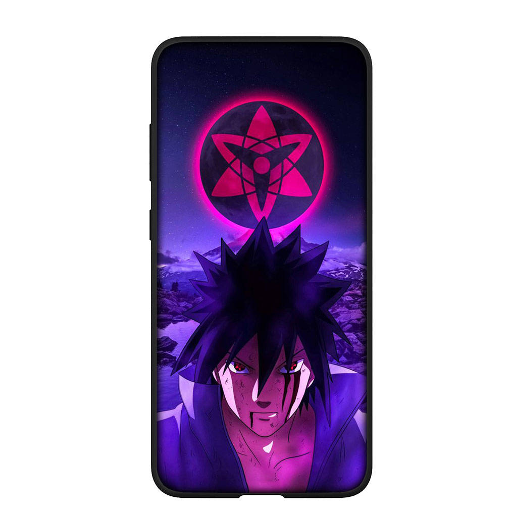Чехол для телефона Samsung Galaxy S23 S24 iPhone 16 15 14 Xiaomi Redmi Note 13 12 11 Plus 10 Pro Max X XR OPPO Huawei Wallpaper Naruto Uchiha Sasuke Cover