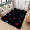 Cartoon Gamer Game Gamepad Area Rug, Carpet Rug for Living Room Kids Bedroom Sofa Kitchen Doormat Decor,Child Non-slip Floor Mat