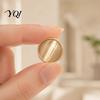 Safety Button Pin 2Pcs Faux Pearl Magnetic Clothes Button, Fake Cat Eye Stone Brooch Quick Fix Clothing Accessory No Sew for Shirts Scarf Shawl