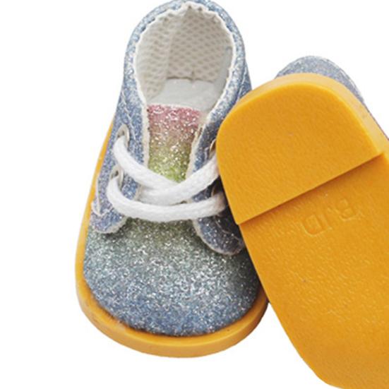 1 Pair Decorative Colorful Fashionable Trendy Fashion Girl Doll Shoes Boot Cute Doll Shoes