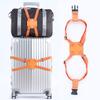 Luggage Strap Elastic Travel Suitcase Belt with Reflective Strip Adjustable Luggage Band Bag Bungee for Travel Accessory