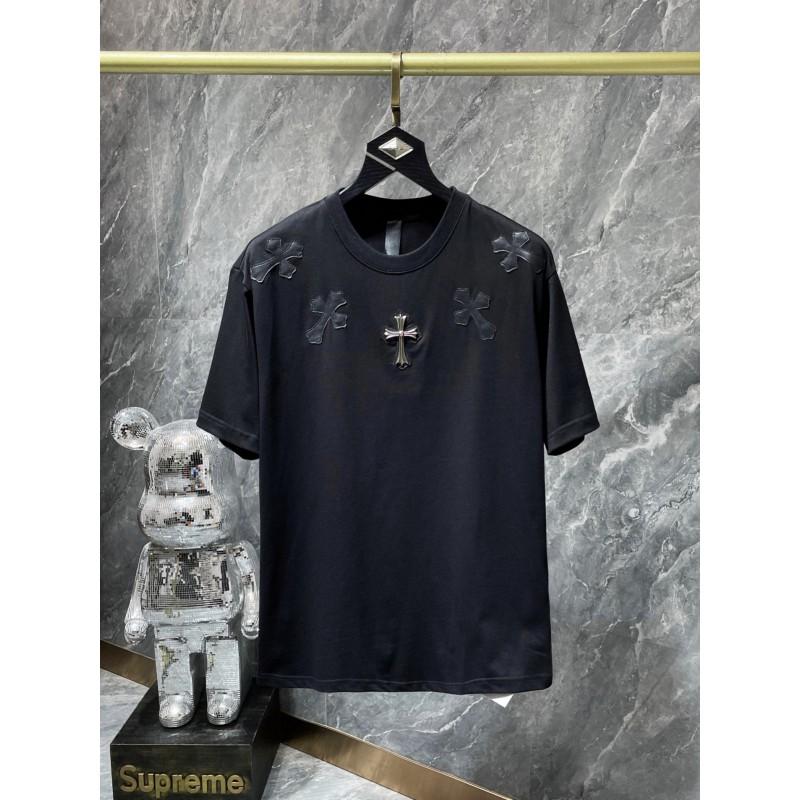 Unisex Loose Fit Cotton T-Shirt With Sanskrit Cross Sword Print Streetwear Tee