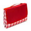 Picnic Beach Blanket 195x200 Red Checkered Pattern For Picnic Camping Mat