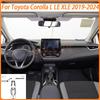 Для Toyota Corolla E210 -2024 Ручка перчаточного ящика Полоска для второго пилота Переключатель фар Панель внутренней ручки двери Наклейка из углеродного волокна
