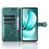 Realme C71 Wallet Rhombus Flip Case, Green