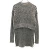 Made In Italy Long Sleeve Layered Sweater 36 Gray Knit Women Used