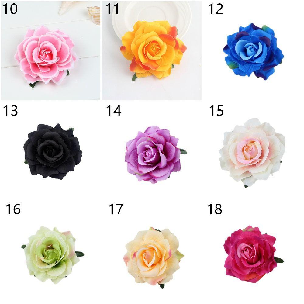 Accessories Bridesmaid Women Rose Flower Hairpin Brooch Hair Clip Wedding