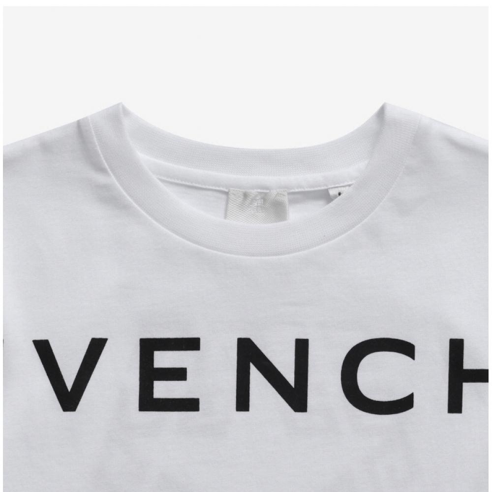 Givenchy H25447 10p 4g Футболка детская с коротким рукавом и принтом логотипа звезды