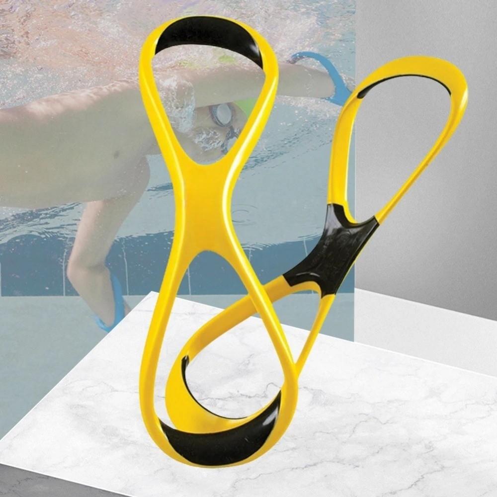 8 Shape Swimming Paddles Ergonomic Shape Webbed Glove Forearm Fulcrum Fin Training Practice
