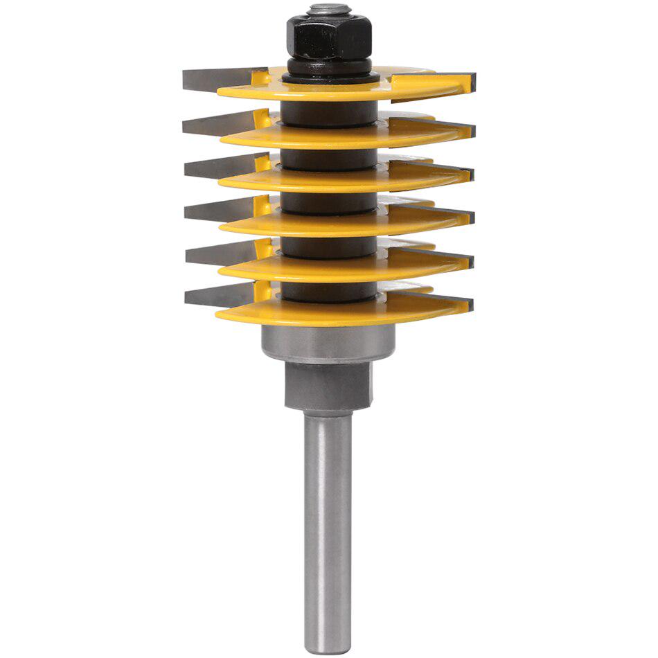 1pc 8/12.7mm Shank Brand New 2 Teeth Adjustable Finger Joint Router Bit Tenon Cutter Industrial Grade for Wood Tool