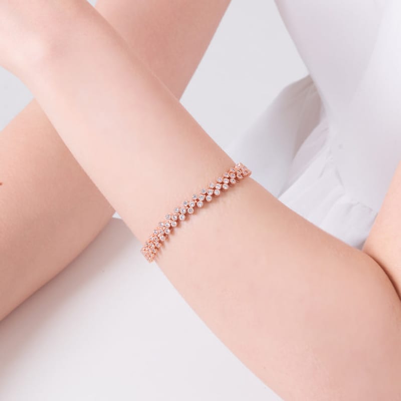 ELLE Jewelry Роскошный теннисный браслет ELBRBB102