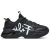 Fila Fusion Кроссовки с воздушной подошвой Удобные Универсальные Амортизирующие Прочные Низкие Папины кроссовки Женская кроссовка Черный T12W231304FBW