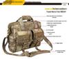 E.T Dragon 15L Tactical Military Camouflage Crossbody Bag with Suspension System for Camping & Hiking