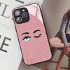 Горячий чехол для телефона Ferragnies Eyes Chiara для Iphone 16 15 14 12 11 13 Pro Max Mini X Xr Xs Se 8 Puls стеклянная крышка