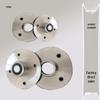 Aluminum Turntable Bearing Sleeve and Plate Connector with Bearing