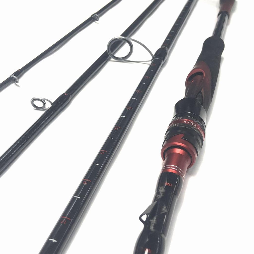 Спиннинговое удилище EVA 9 футов с углеродной монококовой ручкой, 4 шт., спиннинговое удилище для морского окуня, дорожная удочка, окунь, магочи, сверхлегкое, для ловли на форель с берега