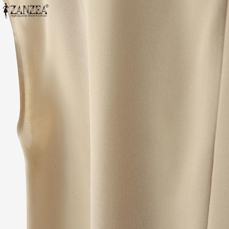 ZANZEA Женский летний свободный повседневный кардиган-жилет без рукавов