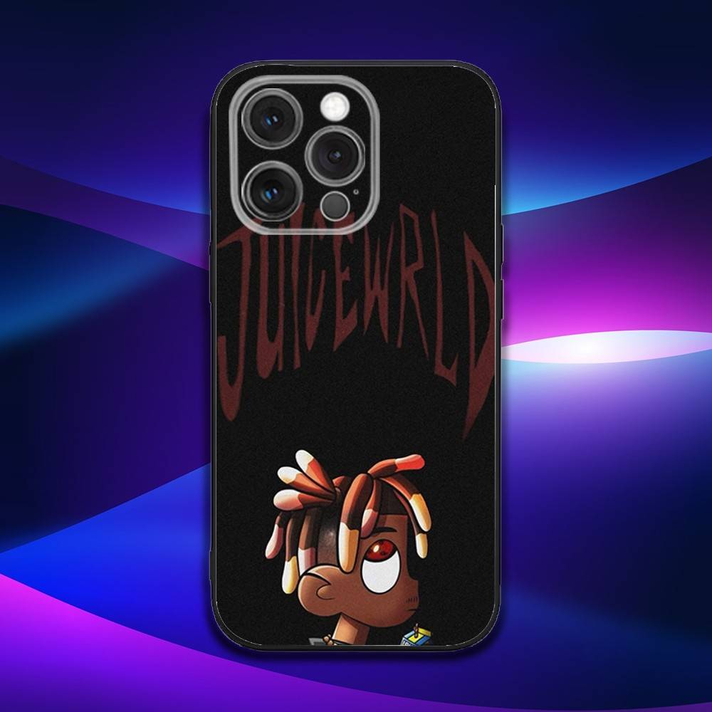 Чехол для телефона рэпера 999 J-Juice W-WRLD для iPhone 16e, 16, 15, 14, 13, 12, 11, Pro, X, XS, Max, XR, Plus, Mini, Мягкий черный чехол
