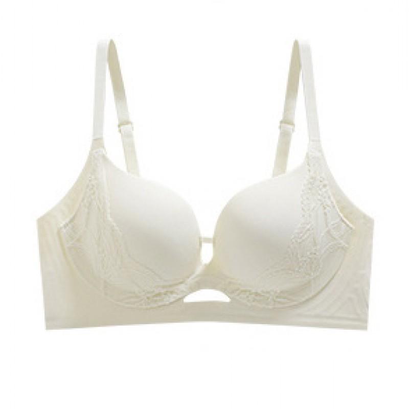 Womens Push Up Bra Set Lace Underwireless Lingerie Small Bust Side Support