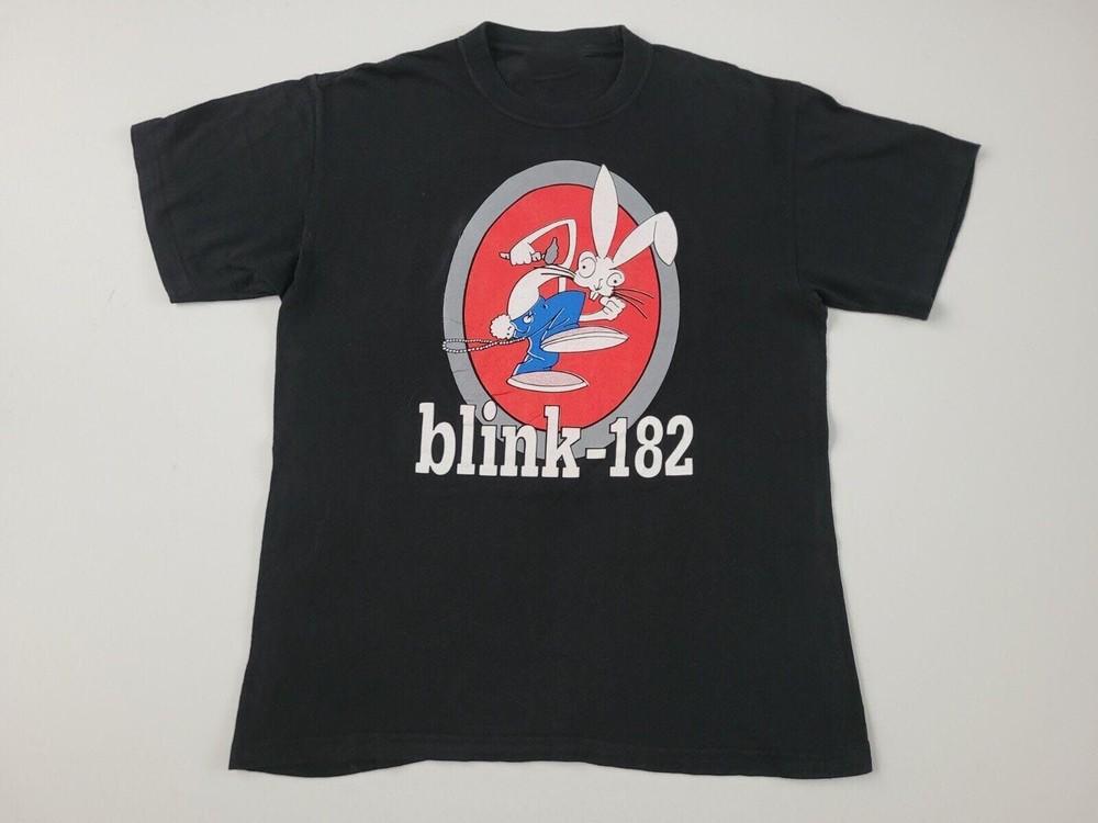 Blink 182 винтажная футболка 90-х с коротким рукавом Все размеры S-5XL M399 Унисекс футболка
