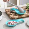 Spoon Rest Large Ceramic Spoon Holder Heat-Resistant Cooking Spoon Rest Coffee Spoon Holder Dishwasher Safe Ceramic Spoon Rest