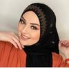 Hijab Femme Musulman Foulard Turbans For Women Scarf Chiffon Abaya