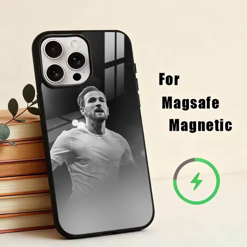 H-Harry K-Kane Phone Case For iPhone17,16,15,14,13,12,11 Plus,Pro Magnetic For Magsafe Wireless Charging
