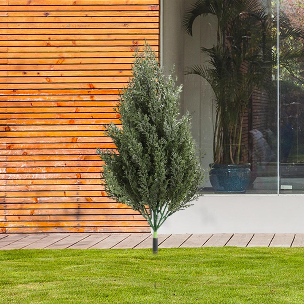 Garden Artificial Plant Stake Reusable Landscape Artificial Plant with Ground Spike for Farmhouse Balcony Lawn Porch Pathway