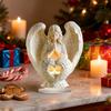 Angel Ornament Acrylic Decorative Statue White Christmas Ornament Easy To Install Purity Symbol Christmas Decor