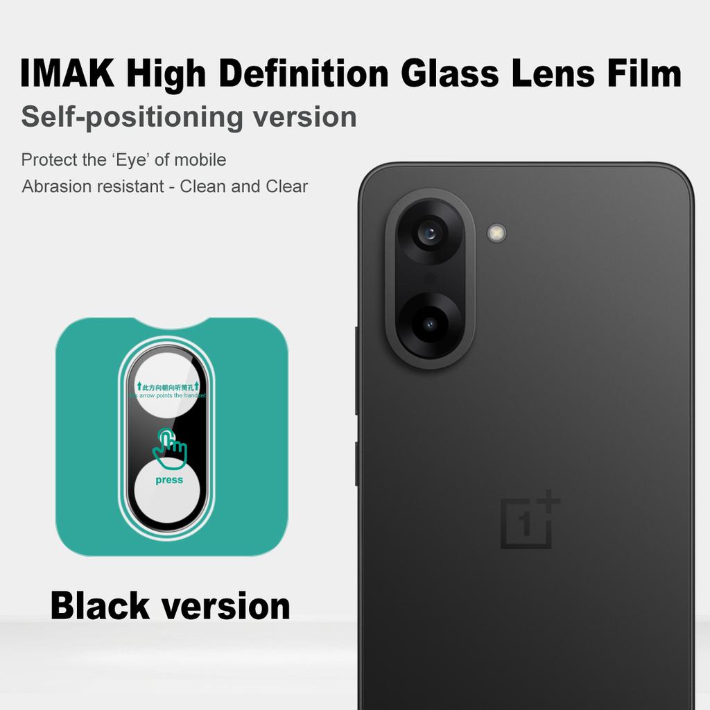 For OnePlus Ace5 Racing 5G Glass IMAK High Definition Glass Lens Film Black Version