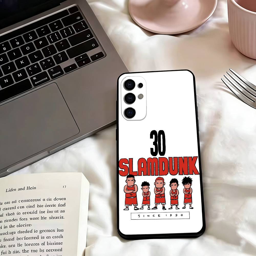 Slam Dunk-k SD Phone Case For Samsung S25,S24,S21,S22,S23,S30,Ultra,S20,Plus,Fe,Lite,Note,10,Black Cover