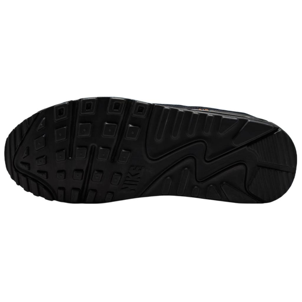 Nike Air Max 90 Устойчивые к истиранию Низкие Повседневные Беговые Кроссовки Унисекс Черный DO6706-010