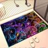 Demon Slayer Print Rug, Washable Floor Carpet, For Entryway Dorm Laundry Room Office Study, Home Decor Birthday Christmas Gift