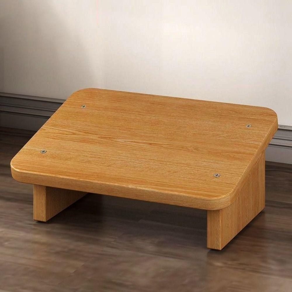 Nursing Step Leg Foot Stool Wooden Foot Pedal Mat Space Saving Desk Footstool Posture Correction