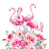 Full 5D Diy Diamond Painting Pink Flamingo Embroidery Cross Stitch Home Decor Handmade Gift