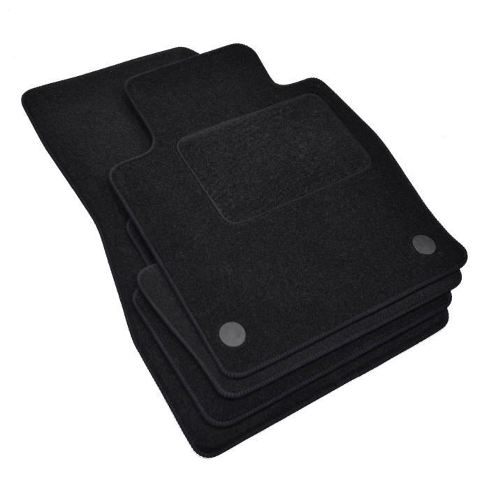 Tapis De Sol - Nissan - Juke - Velours Noir - 4 Pièces - Ajustement Précis