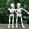 Хэллоуин Скелет Фигурка Подвижные Сочленения Человеческая Модель Скелет Статуя Скульптуры Домашний Офис Настольное Украшение Орнамент
