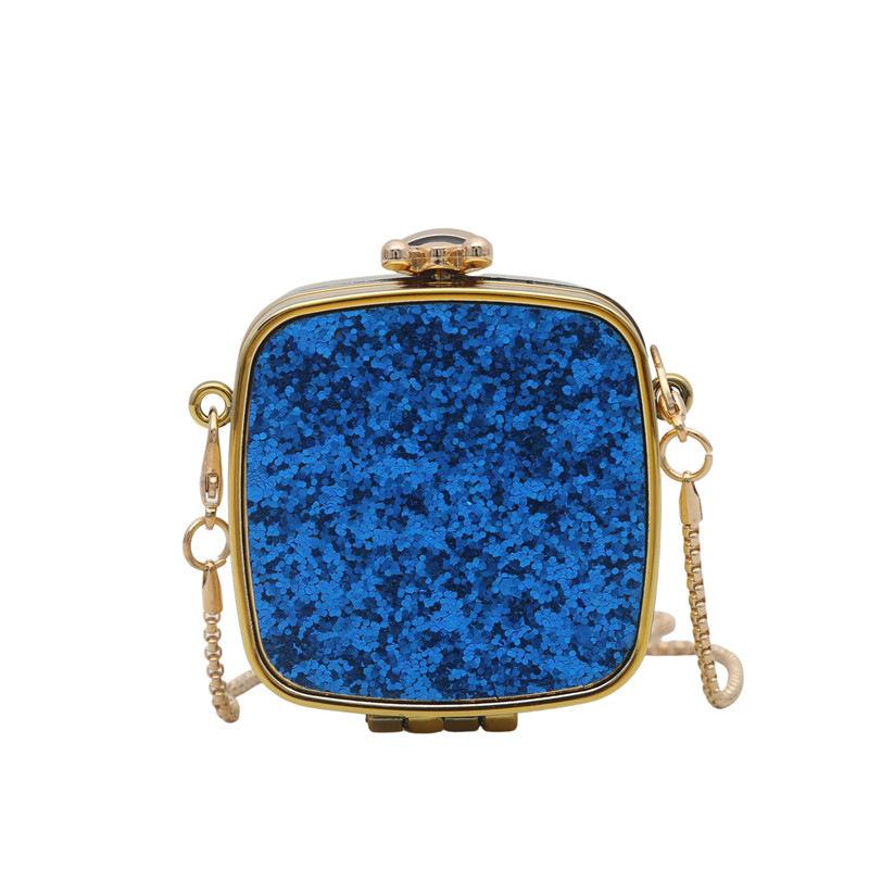 Акриловый рот красный конверт 2025 новый европейский и американский блестящий наплечный мешок женский универсальный цепочный кроссбоди мини-сумка-коробка