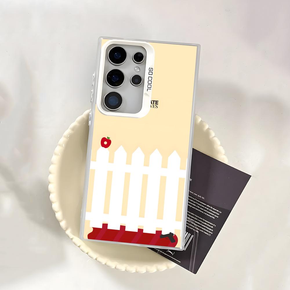 Desperate Housewives TV Movie Phone Case For Samsung S25 S24 S23 FE S22 S21 S20 Plus Note20 Ultra Silver White Bumper Case
