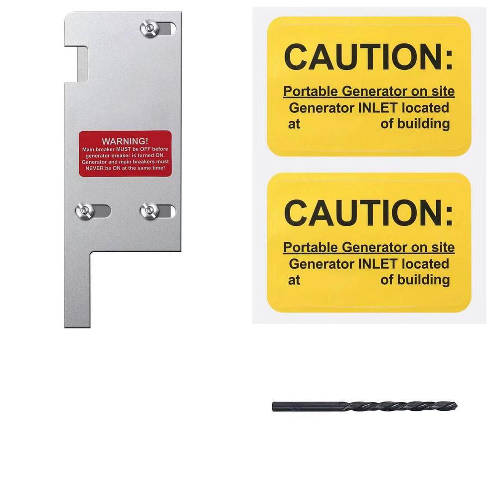 Анодированная алюминиевая конструкция Комплект блокировки генератора Прямая настройка Простая установка Комплект безопасности для генератора