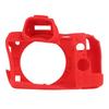 Camera Silicone Case for Z5 Z6II Mirrorless Camera Shockproof Protective Cover for Z5 Z6II Z7II Z7II, Anti-slip (Red)