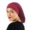 Wide Band Crochet Hair Snood Night Cap Hair Care Sleeping Hat Fashion Mesh Hair Net  Ladies
