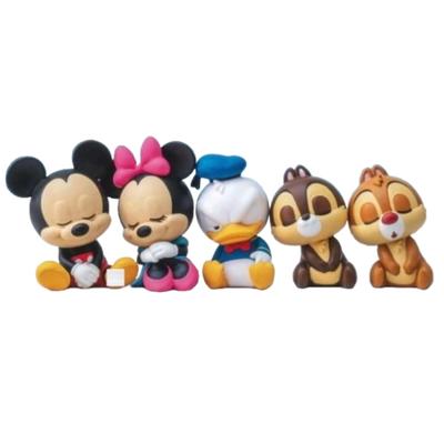 Takara Tomy Arts Shoulder Zun Персонаж Диснея x Полный набор из 5 типов Полный комплект Гача Капсульная игрушка Фиг. (Перепродажа)