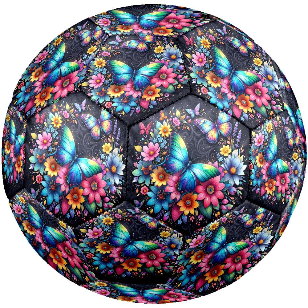 1pc Butterfly Garden Size 5 Soccer Ball Professional Lightweight Durable Match Training Football Indoor &Outdoor Sports BallTraining Ball y20