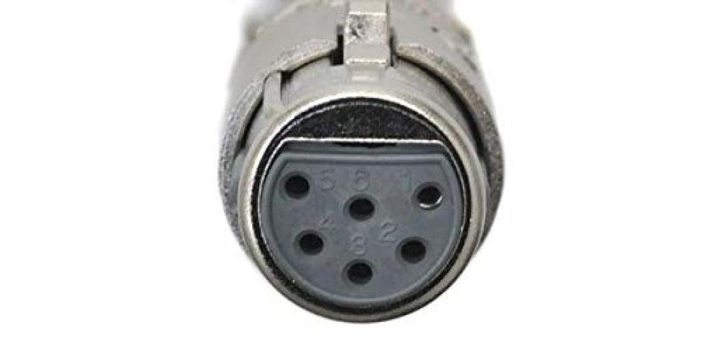 ITT XLR 6-Core Female Connector XLR6-11C