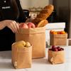 Eco-Friendly Washable Thickened Kraft Paper Bags-Multi-Purpose Storage Organizers for Desktop, Kitchen Countertop & Organization