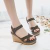 New Platform Wedge Women Sandals Buckle Comfortable Casual Fashion Height Increase Beach Sandals Designers Shoes 2023