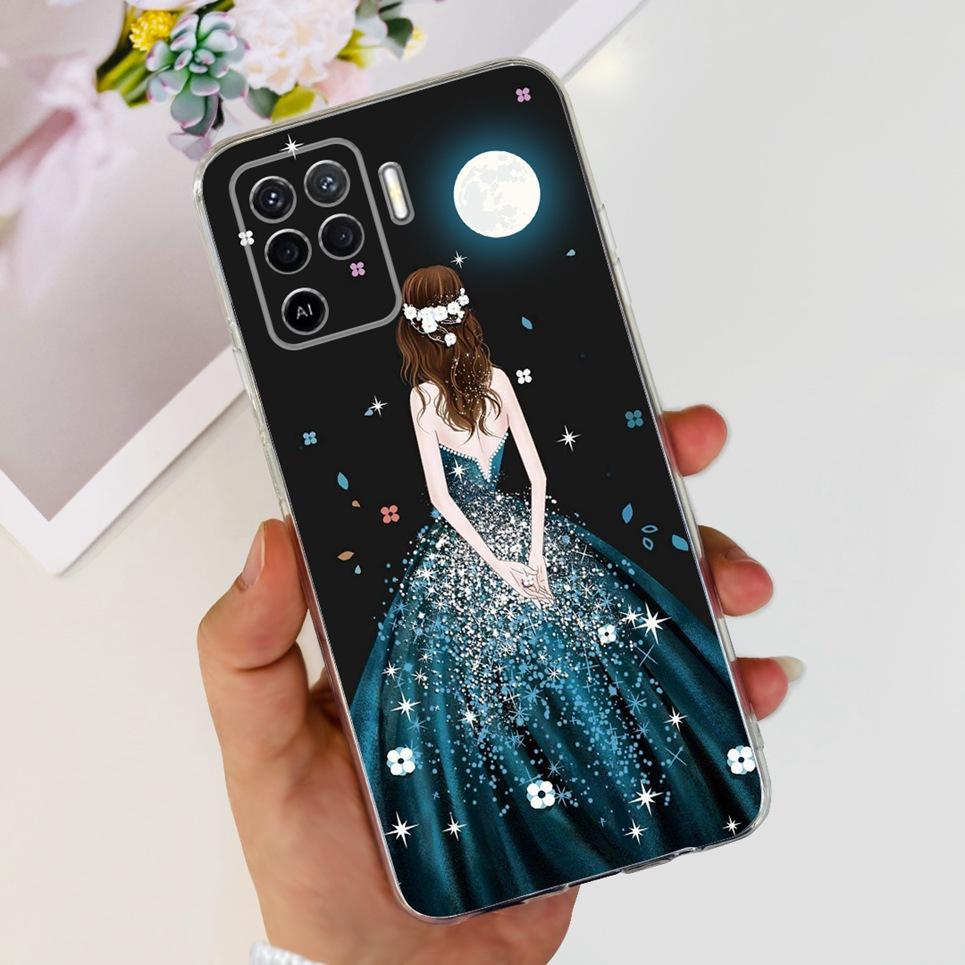 Мультяшный Крутой Стиль Чехол Capa Для Reno5 Lite 5 F Прозрачный Чехол С Рисунком Мягкий Тонкий Силиконовый Funda Для Oppo Reno 5Lite 5F